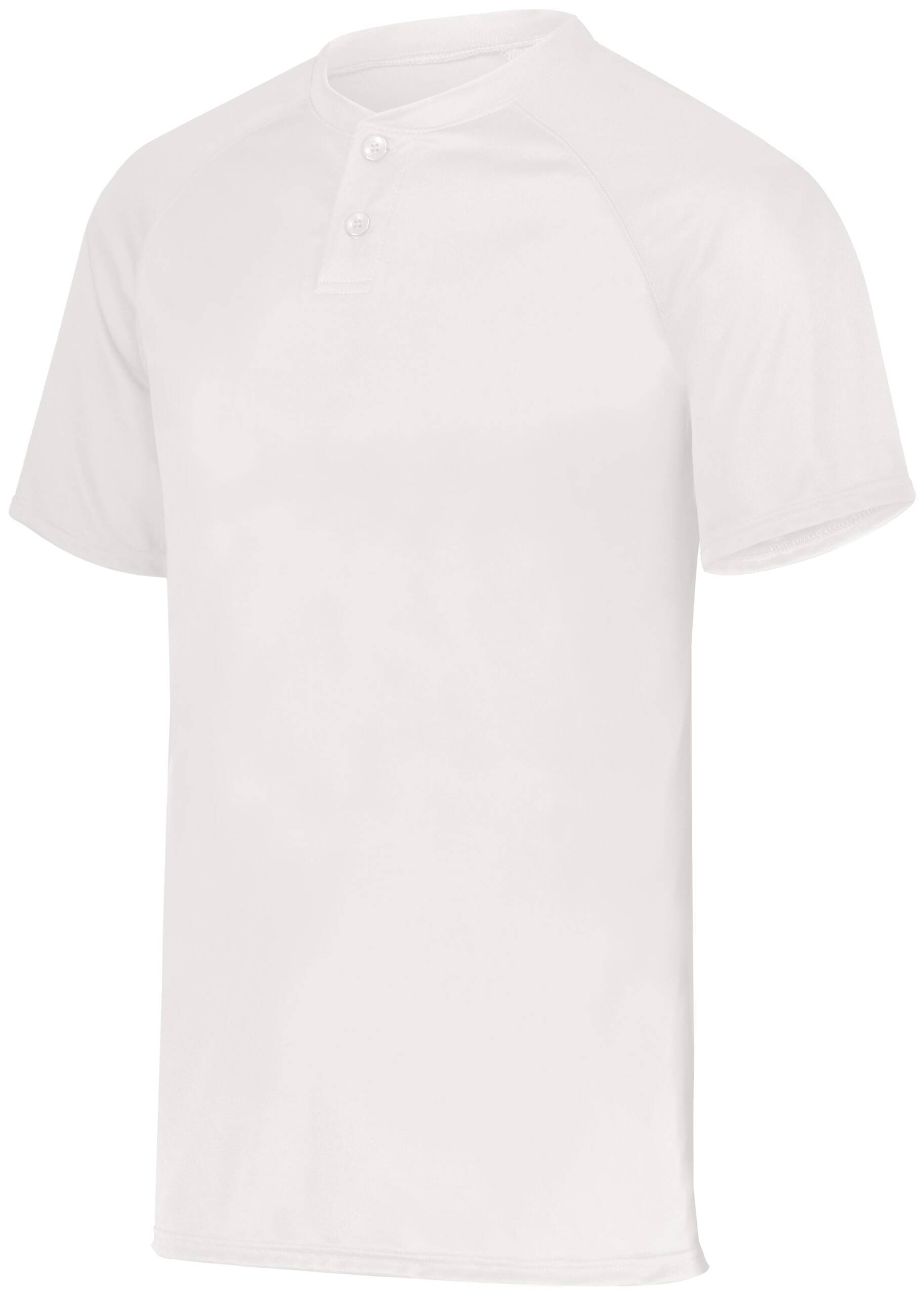 Youth Attain Wicking Two-Button Baseball Jersey - Image 1