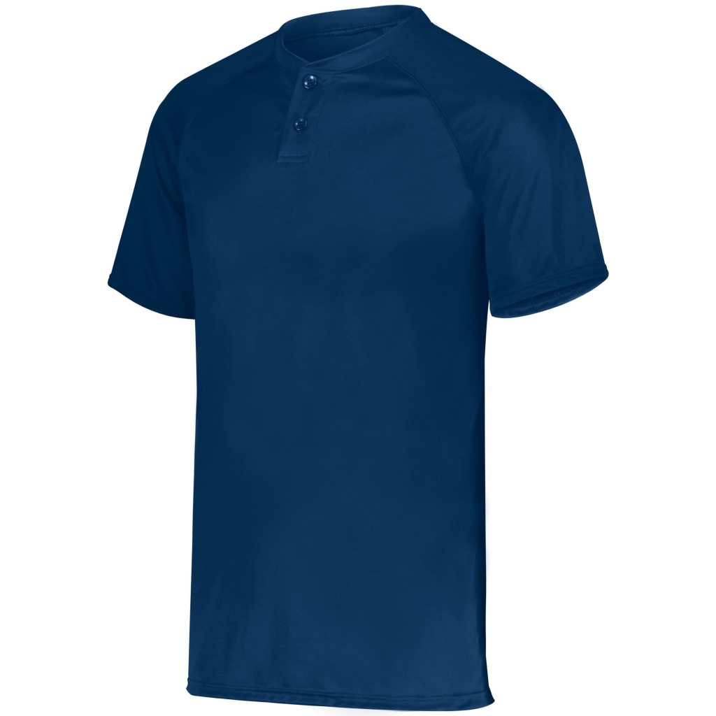 Youth Attain Wicking Two-Button Baseball Jersey