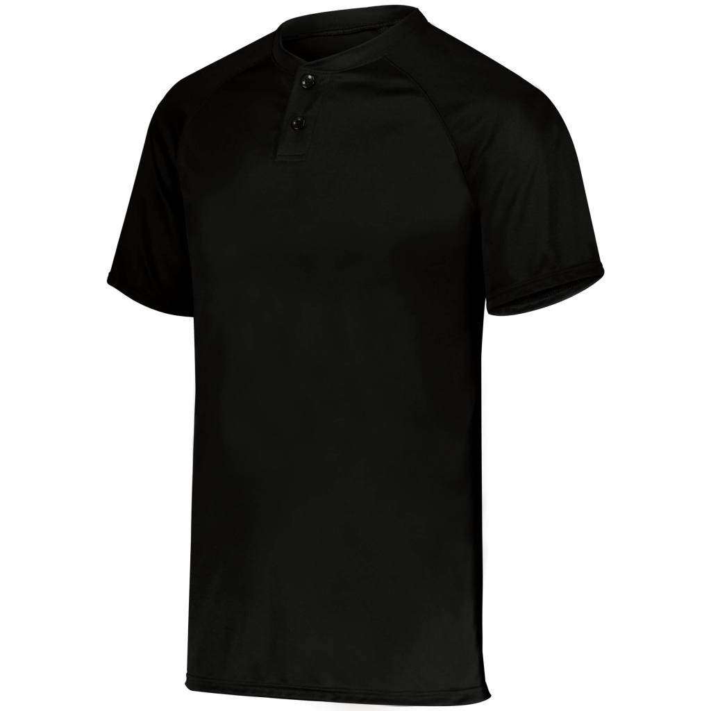 Youth Attain Wicking Two-Button Baseball Jersey