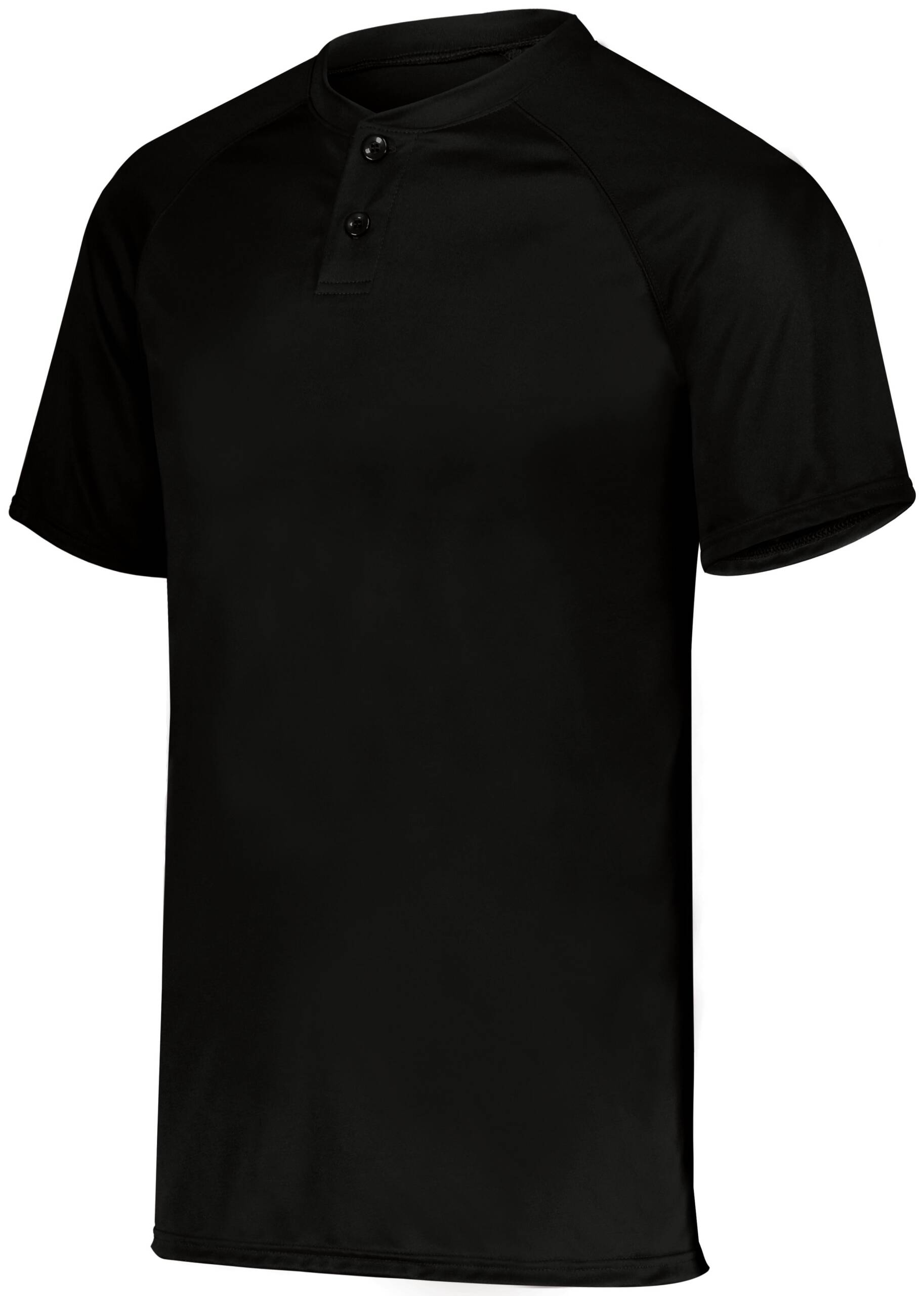 Youth Attain Wicking Two-Button Baseball Jersey - Image 4