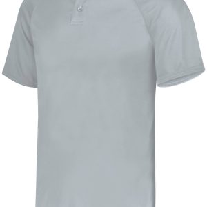 Youth Attain Wicking Two-Button Baseball Jersey - Image 21