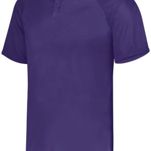 Youth Attain Wicking Two-Button Baseball Jersey - Image 18