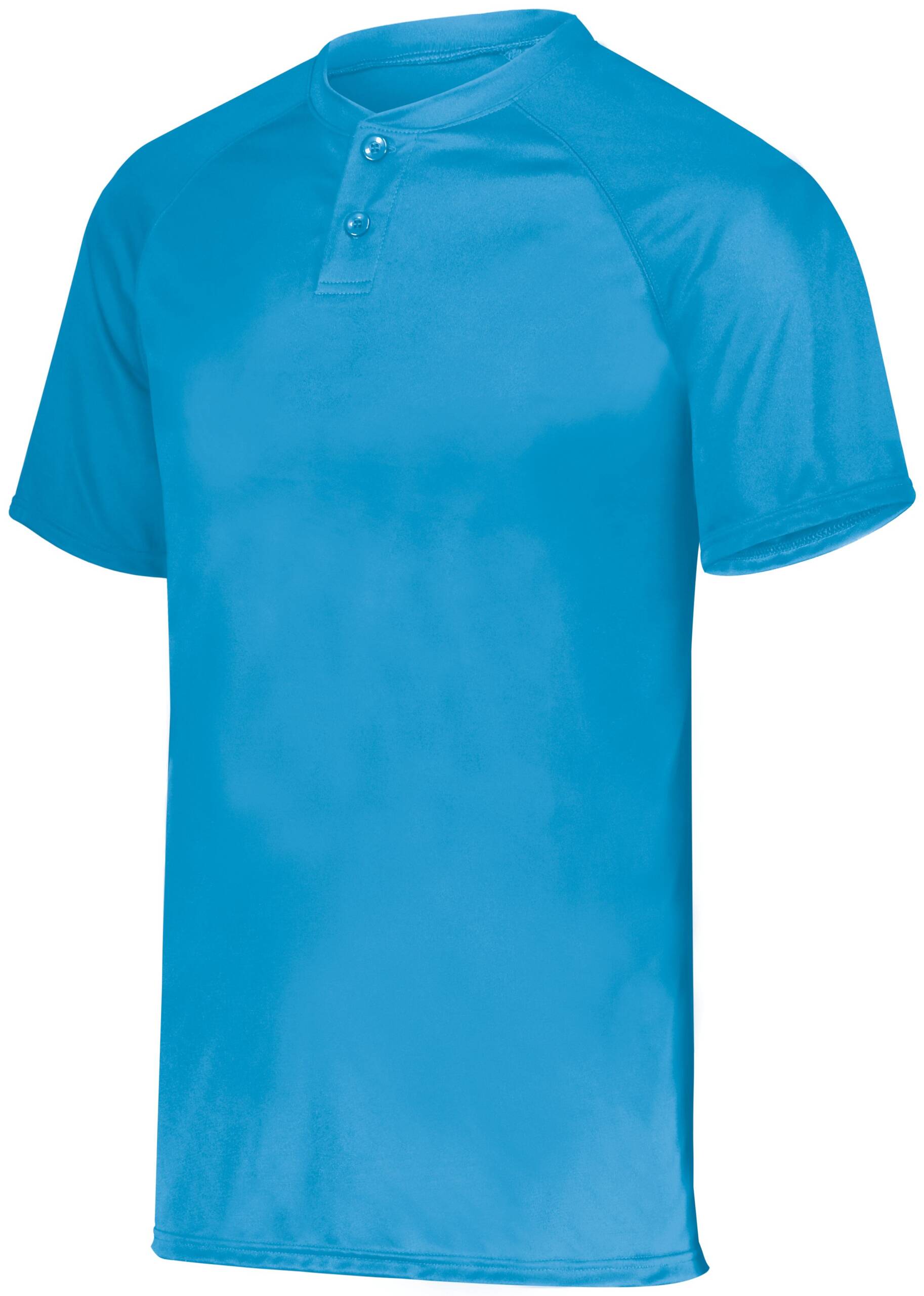 Youth Attain Wicking Two-Button Baseball Jersey - Image 16