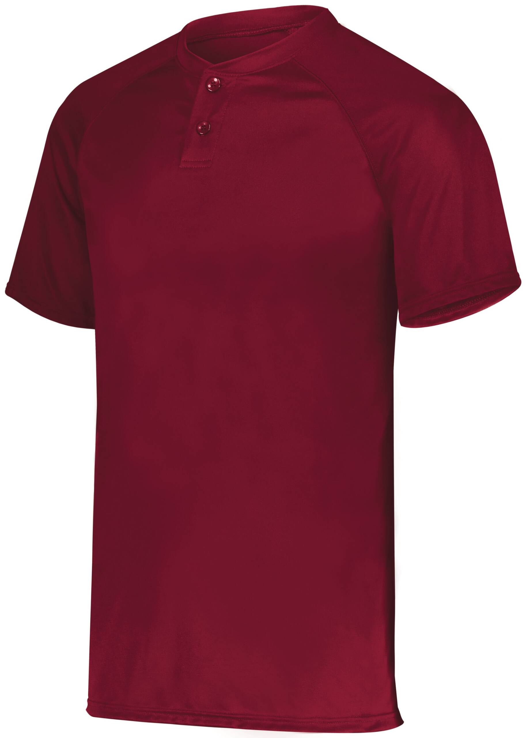 Youth Attain Wicking Two-Button Baseball Jersey - Image 6