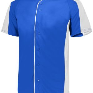 Full-Button Baseball Jersey - Image 9