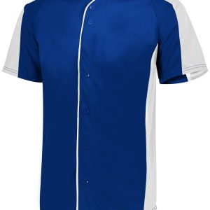 Full-Button Baseball Jersey - Image 6