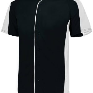 Full-Button Baseball Jersey - Image 2