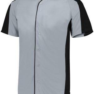Full-Button Baseball Jersey - Image 3