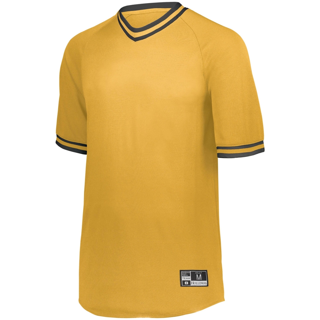 Retro V-Neck Baseball Jersey