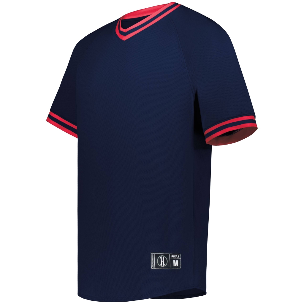 Retro V-Neck Baseball Jersey