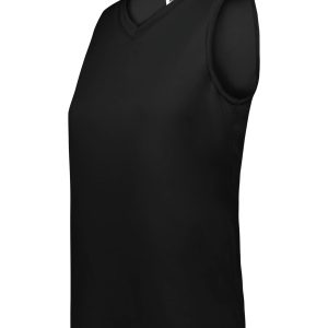 Girls Attain Wicking Sleeveless Jersey - Image 2