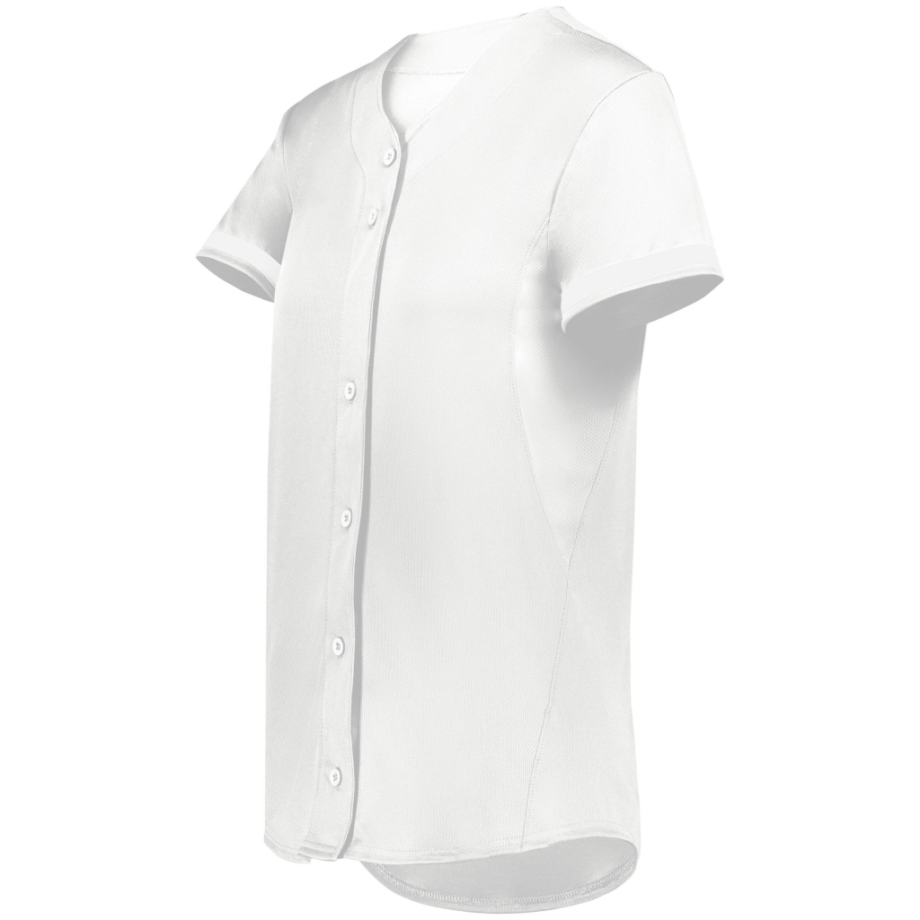 Girls Cutter+ Full Button Softball Jersey