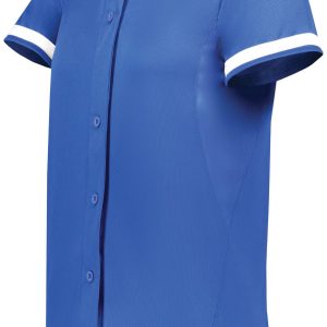 Girls Cutter+ Full Button Softball Jersey - Image 5