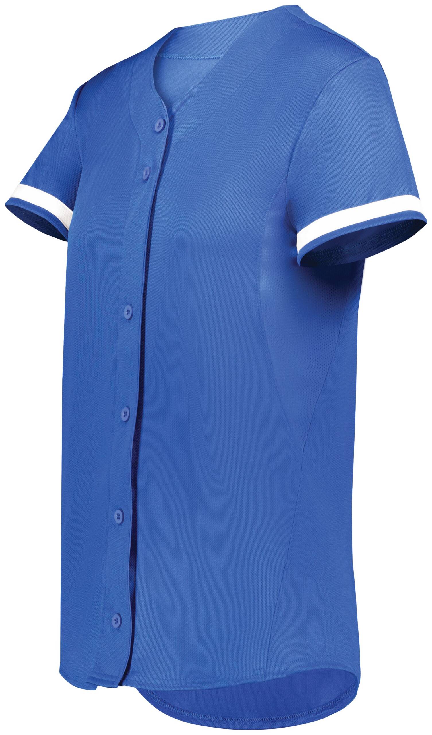 Girls Cutter+ Full Button Softball Jersey - Image 5
