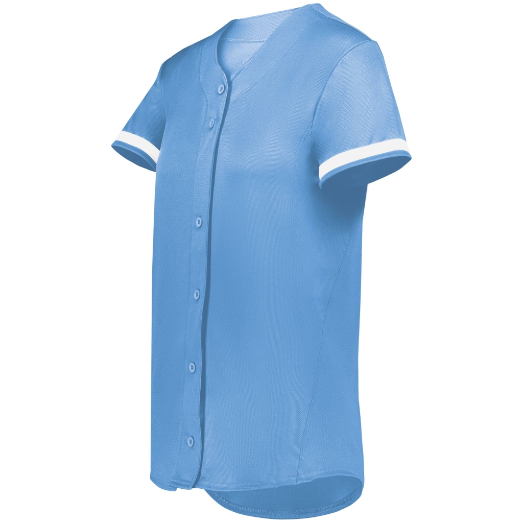 Girls Cutter+ Full Button Softball Jersey