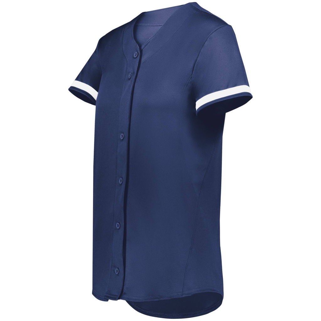 Girls Cutter+ Full Button Softball Jersey