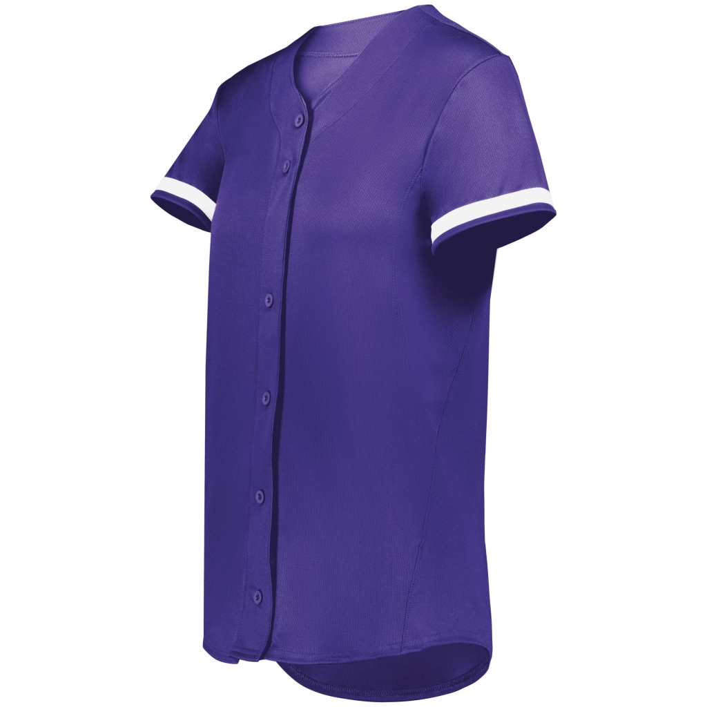 Ladies Cutter+ Full Button Softball Jersey