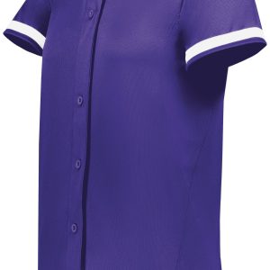 Girls Cutter+ Full Button Softball Jersey - Image 1