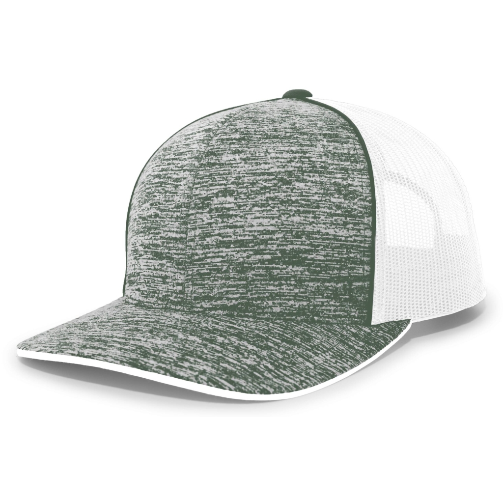 Aggressive Heather Trucker Snapback Cap