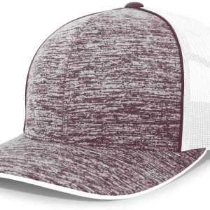 Aggressive Heather Trucker Snapback Cap - Image 7