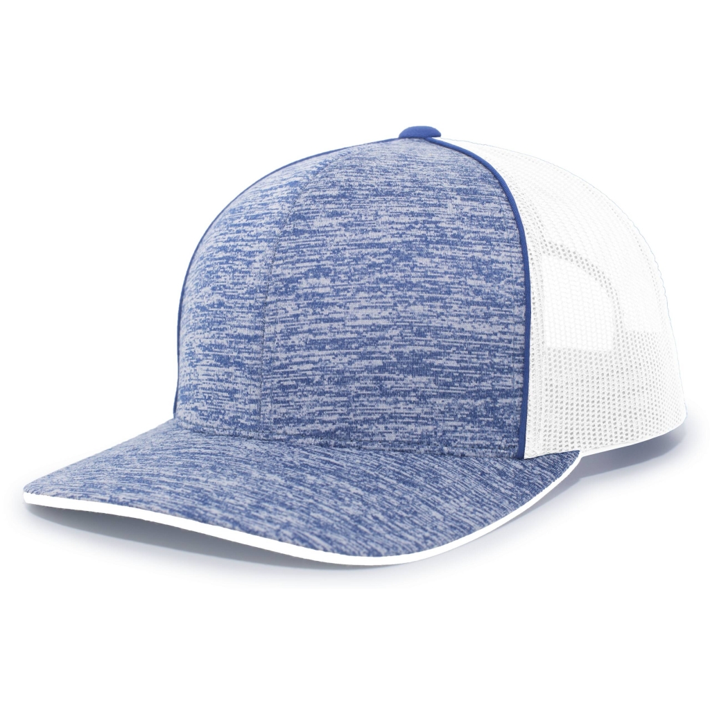 Aggressive Heather Trucker Snapback Cap