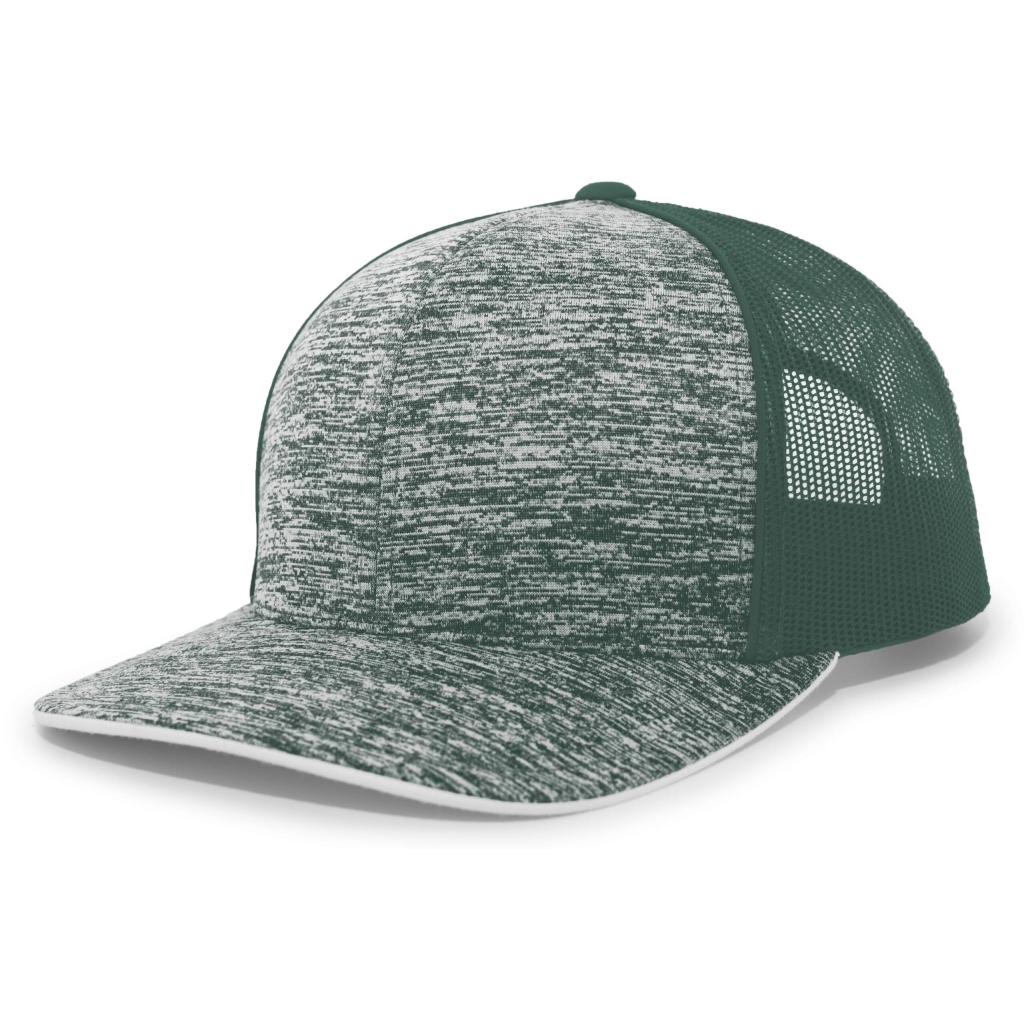 Aggressive Heather Trucker Snapback Cap