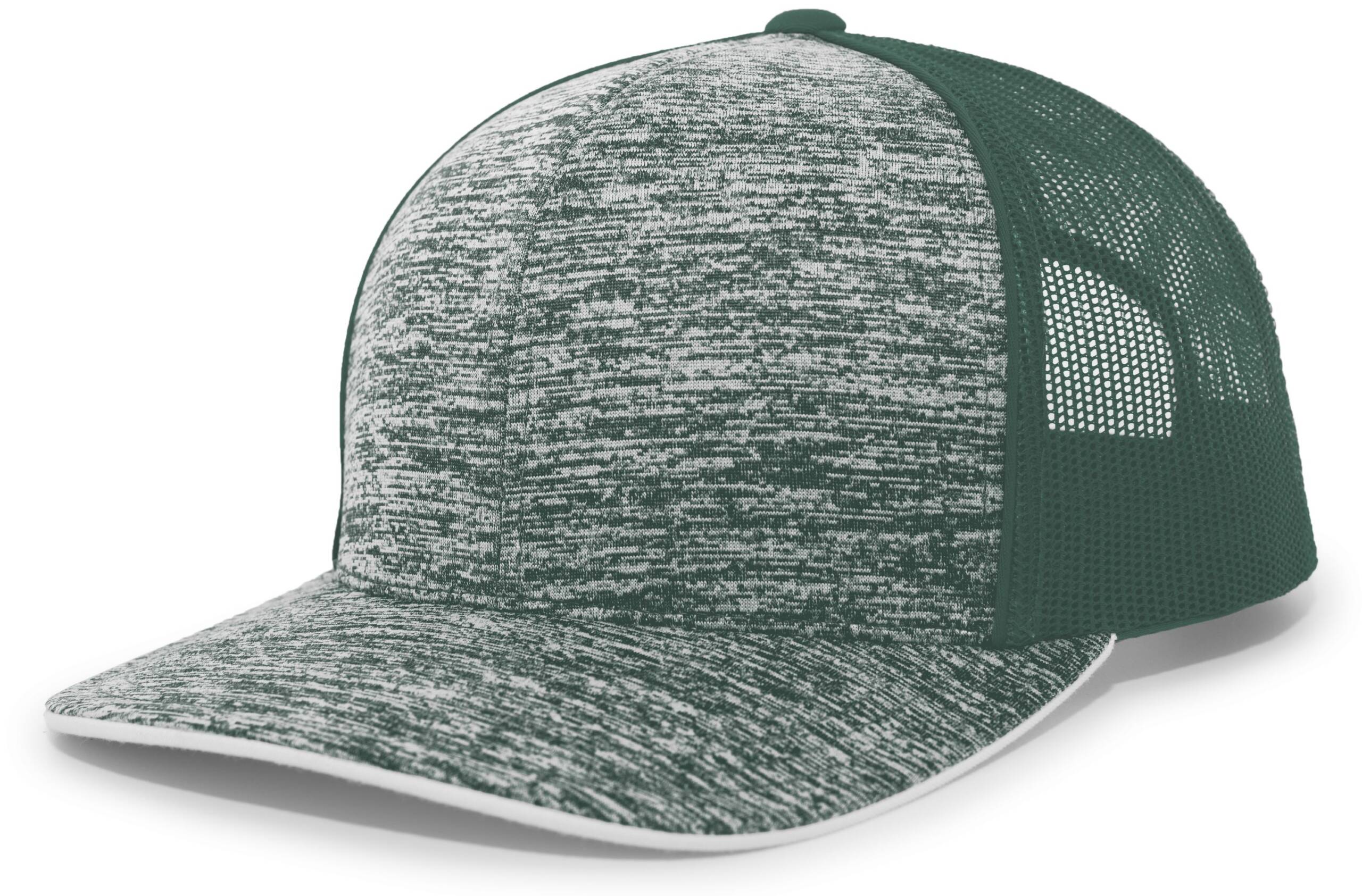 Aggressive Heather Trucker Snapback Cap - Image 4