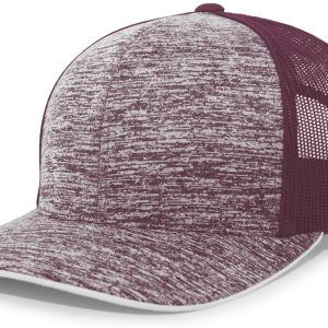 Aggressive Heather Trucker Snapback Cap - Image 8