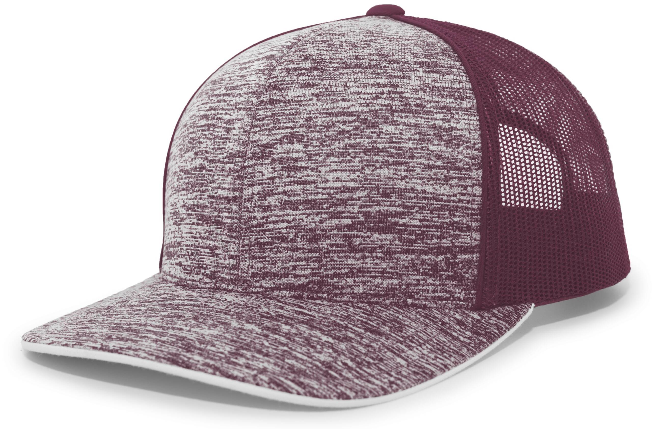 Aggressive Heather Trucker Snapback Cap - Image 8