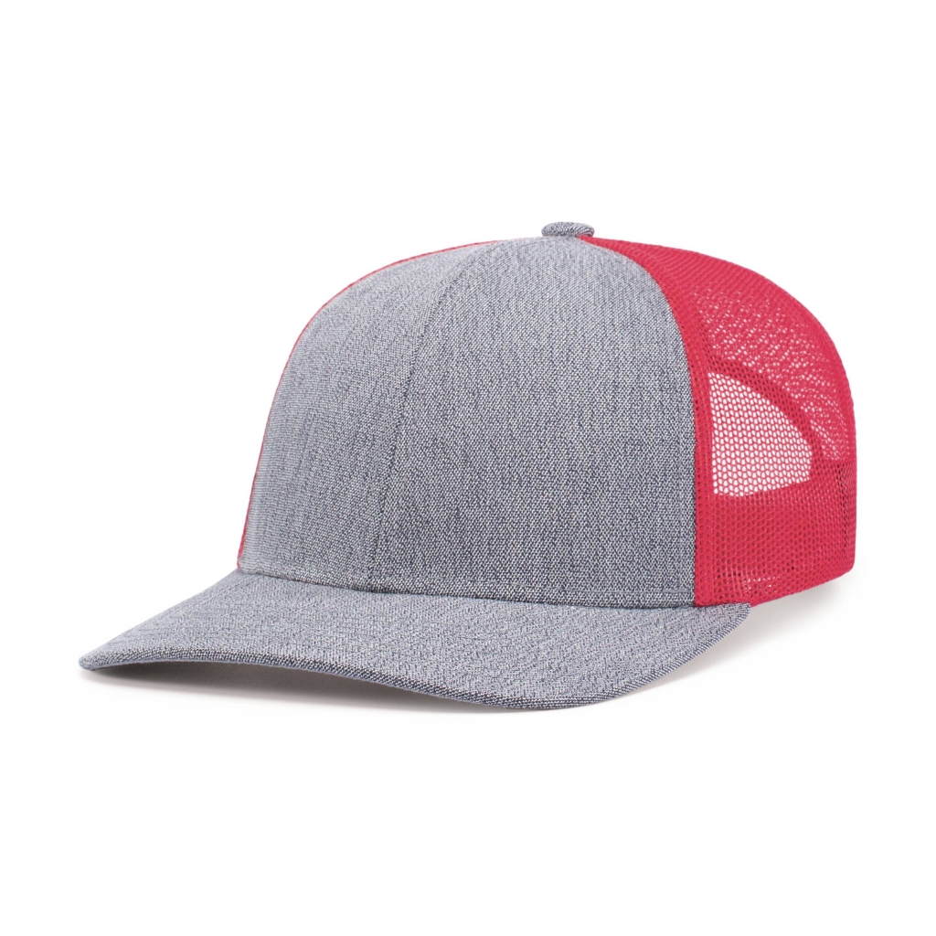 Melange Heather Low-Profile Trucker