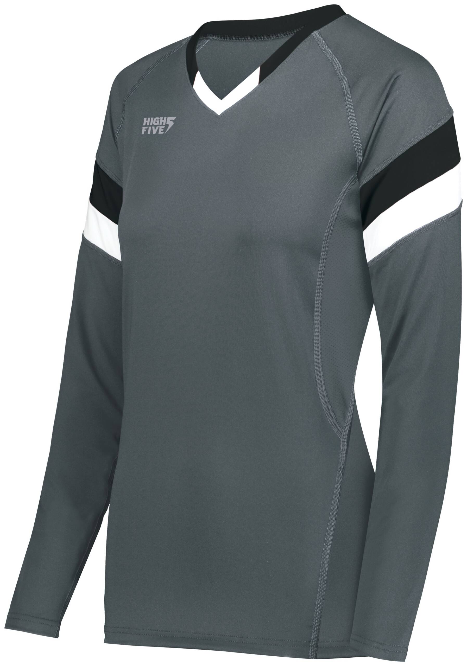 Ladies TruHit Tri-Color Long Sleeve Jersey - Image 5