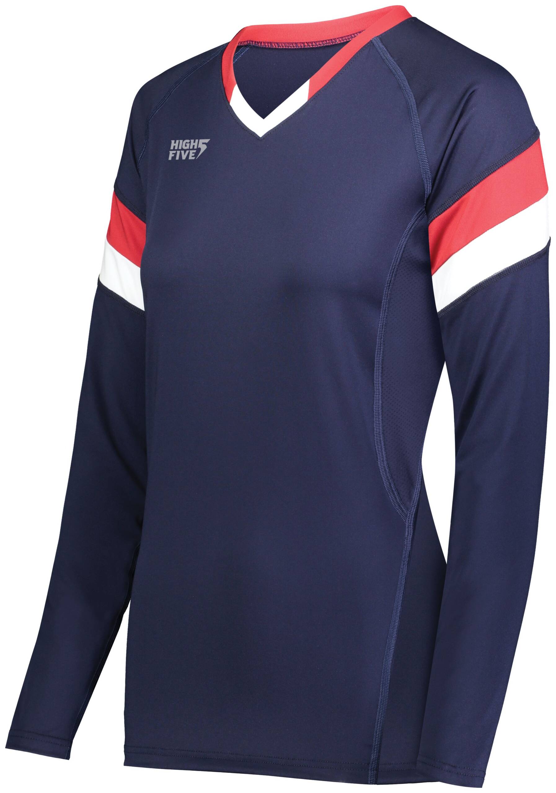 Ladies TruHit Tri-Color Long Sleeve Jersey - Image 8