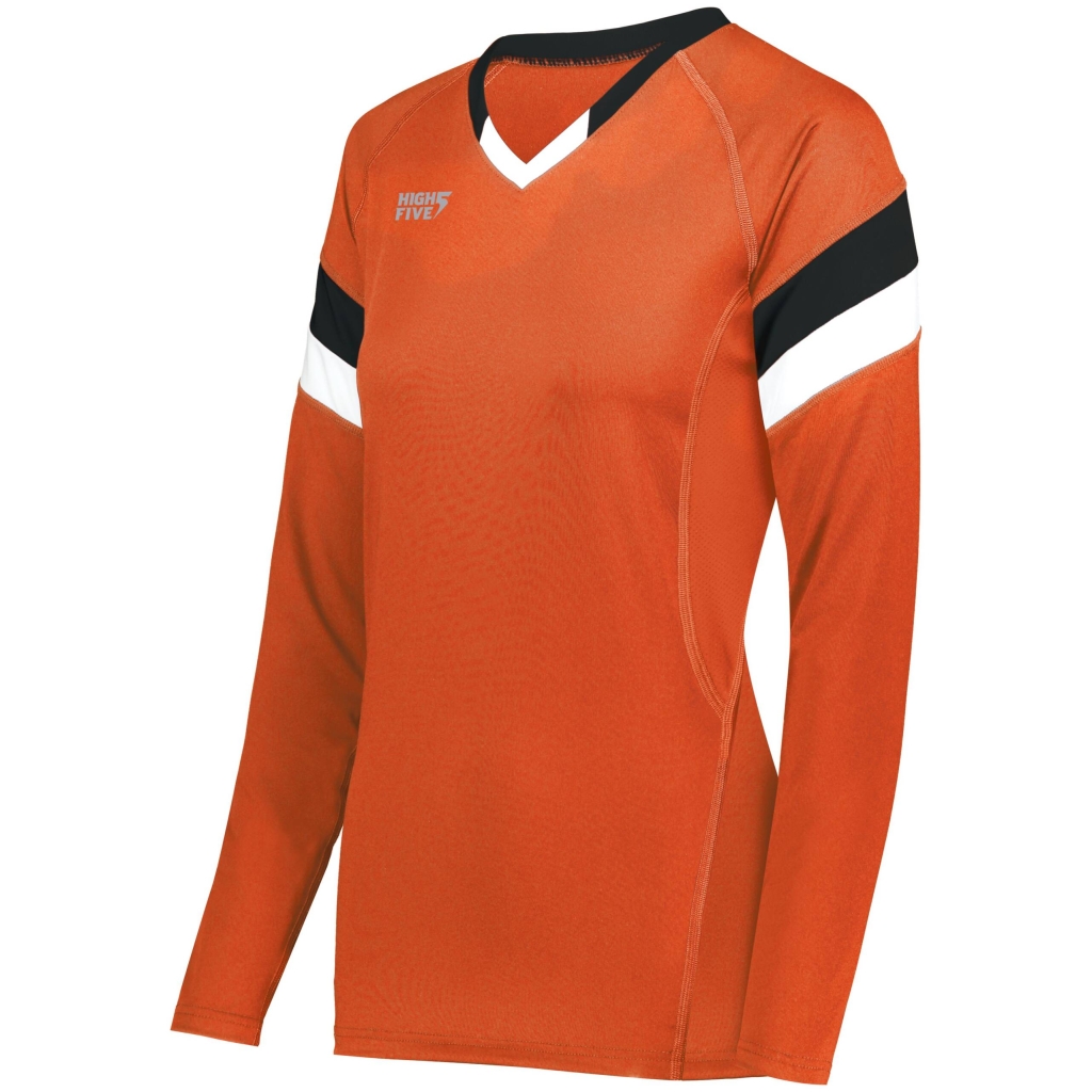 Ladies TruHit Tri-Color Long Sleeve Jersey