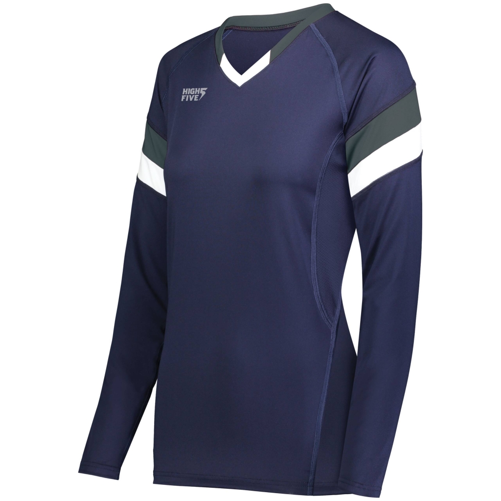 Ladies TruHit Tri-Color Long Sleeve Jersey