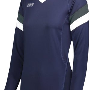 Ladies TruHit Tri-Color Long Sleeve Jersey - Image 7