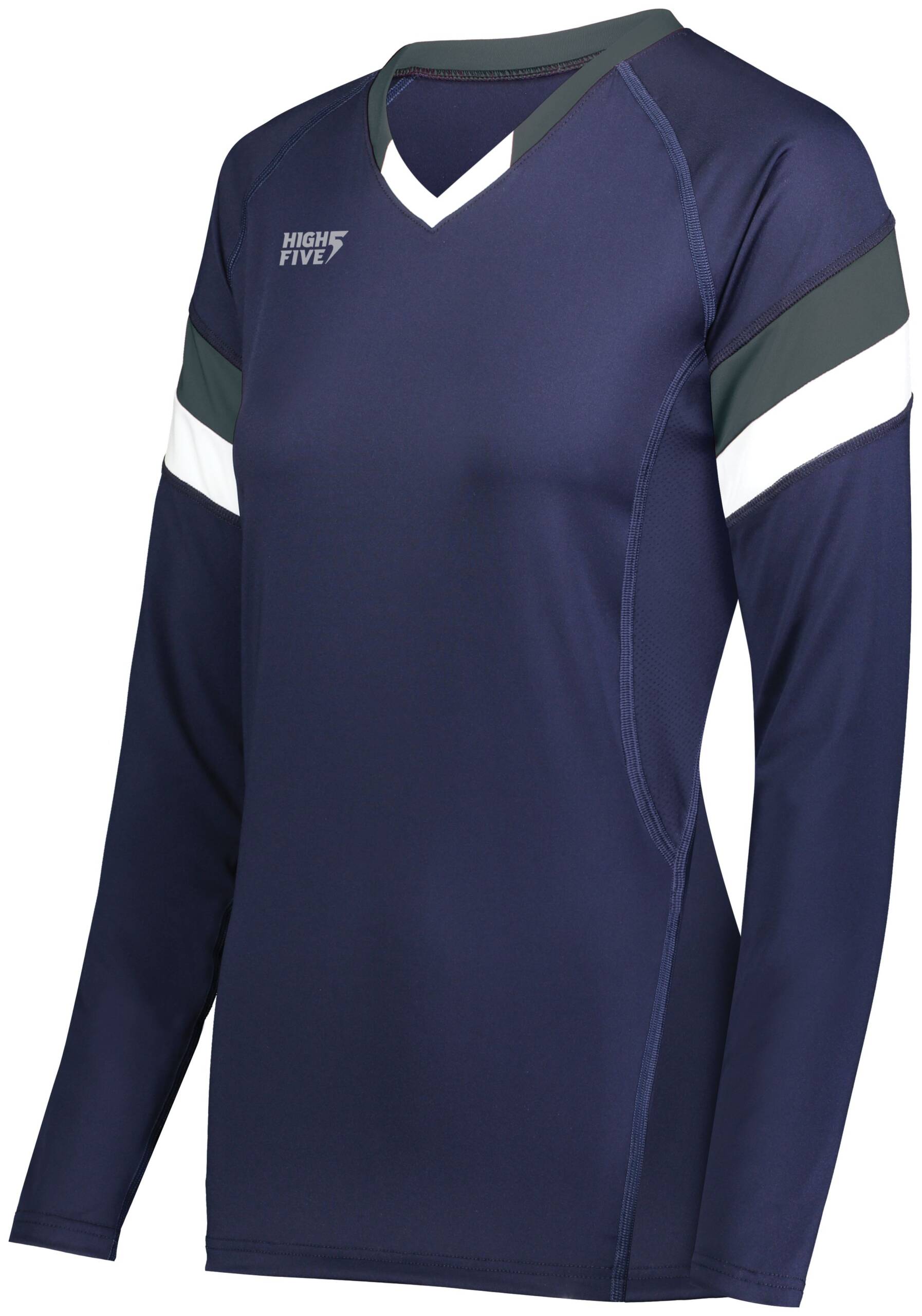 Ladies TruHit Tri-Color Long Sleeve Jersey - Image 7