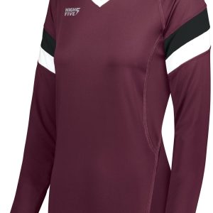 Ladies TruHit Tri-Color Long Sleeve Jersey - Image 6