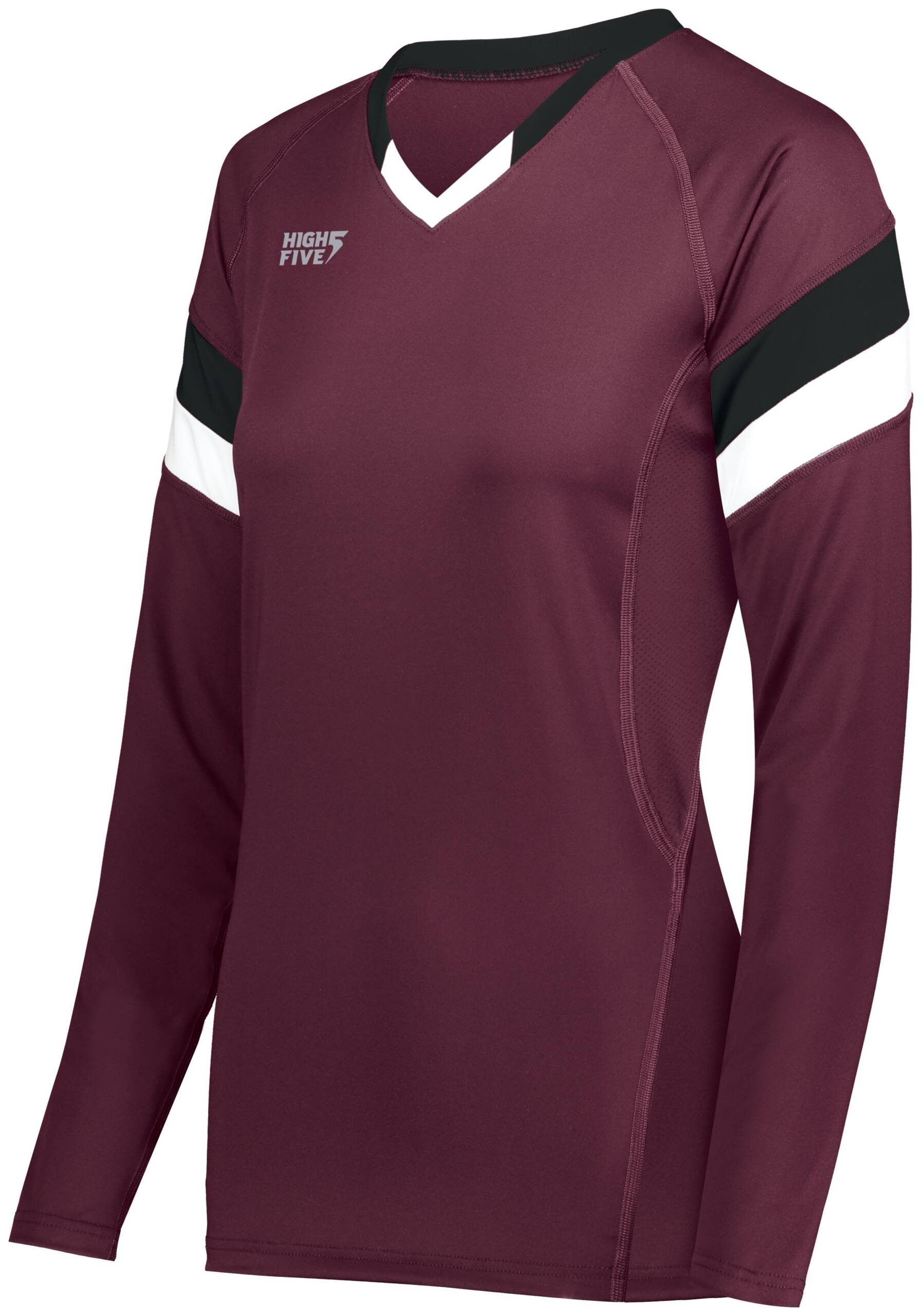Ladies TruHit Tri-Color Long Sleeve Jersey - Image 6