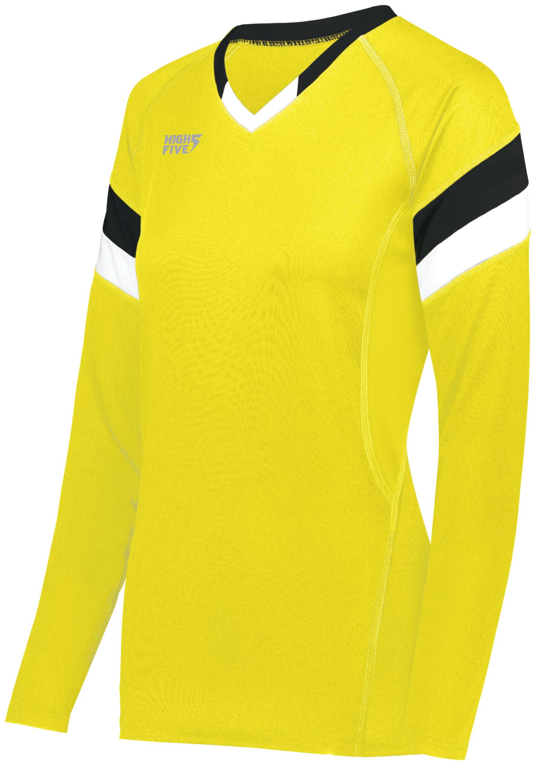 Ladies TruHit Tri-Color Long Sleeve Jersey - Image 4