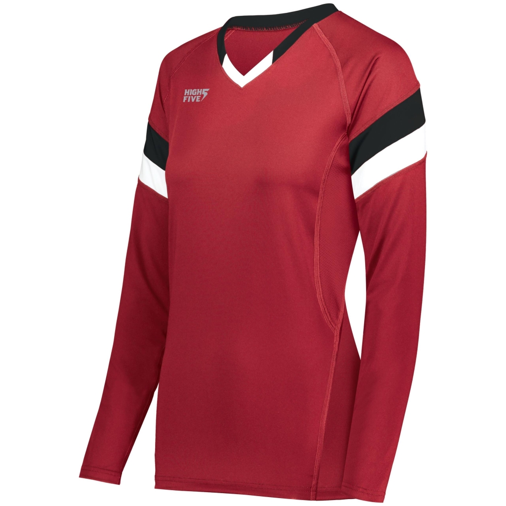Ladies TruHit Tri-Color Long Sleeve Jersey