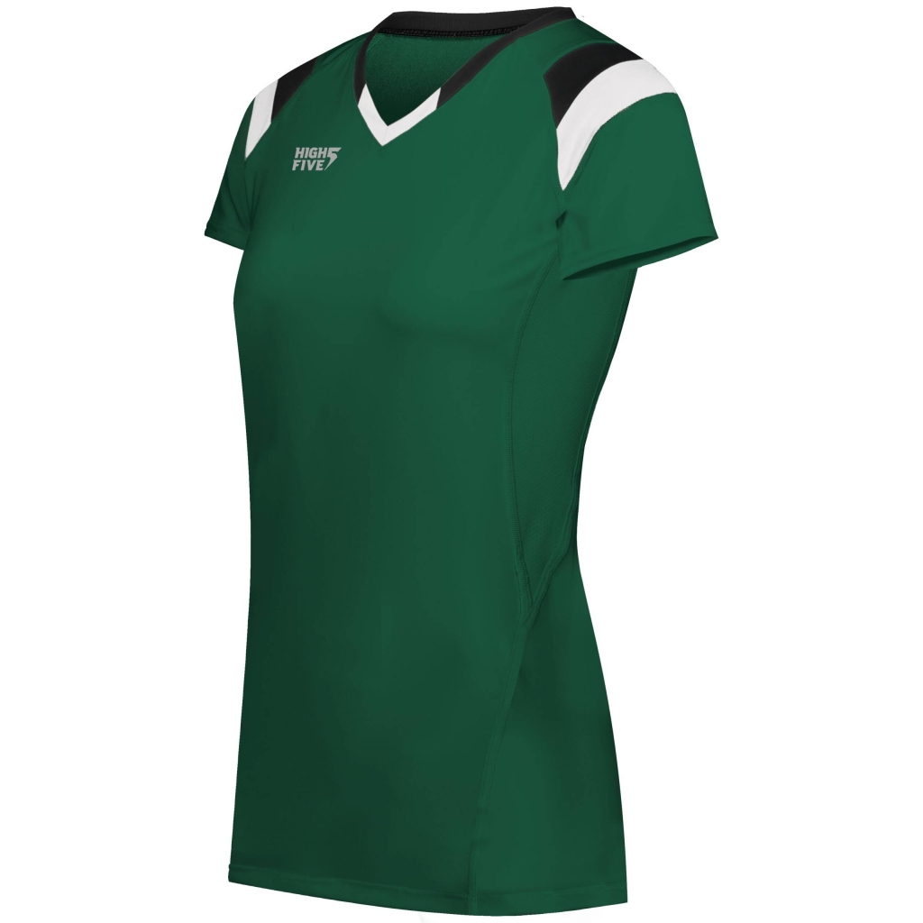 Ladies TruHit Tri-Color Short Sleeve Jersey