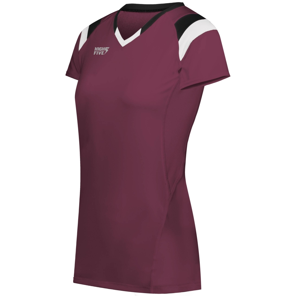 Ladies TruHit Tri-Color Short Sleeve Jersey