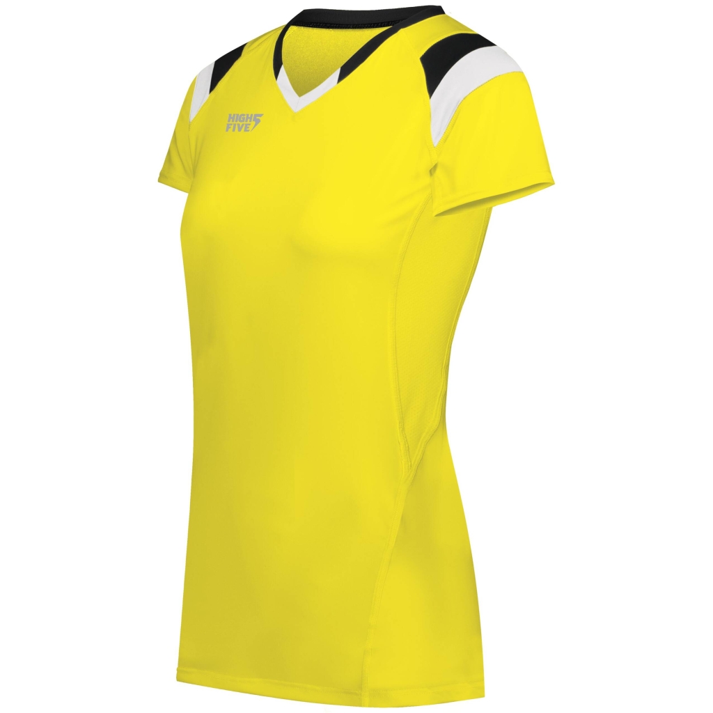 Ladies TruHit Tri-Color Short Sleeve Jersey