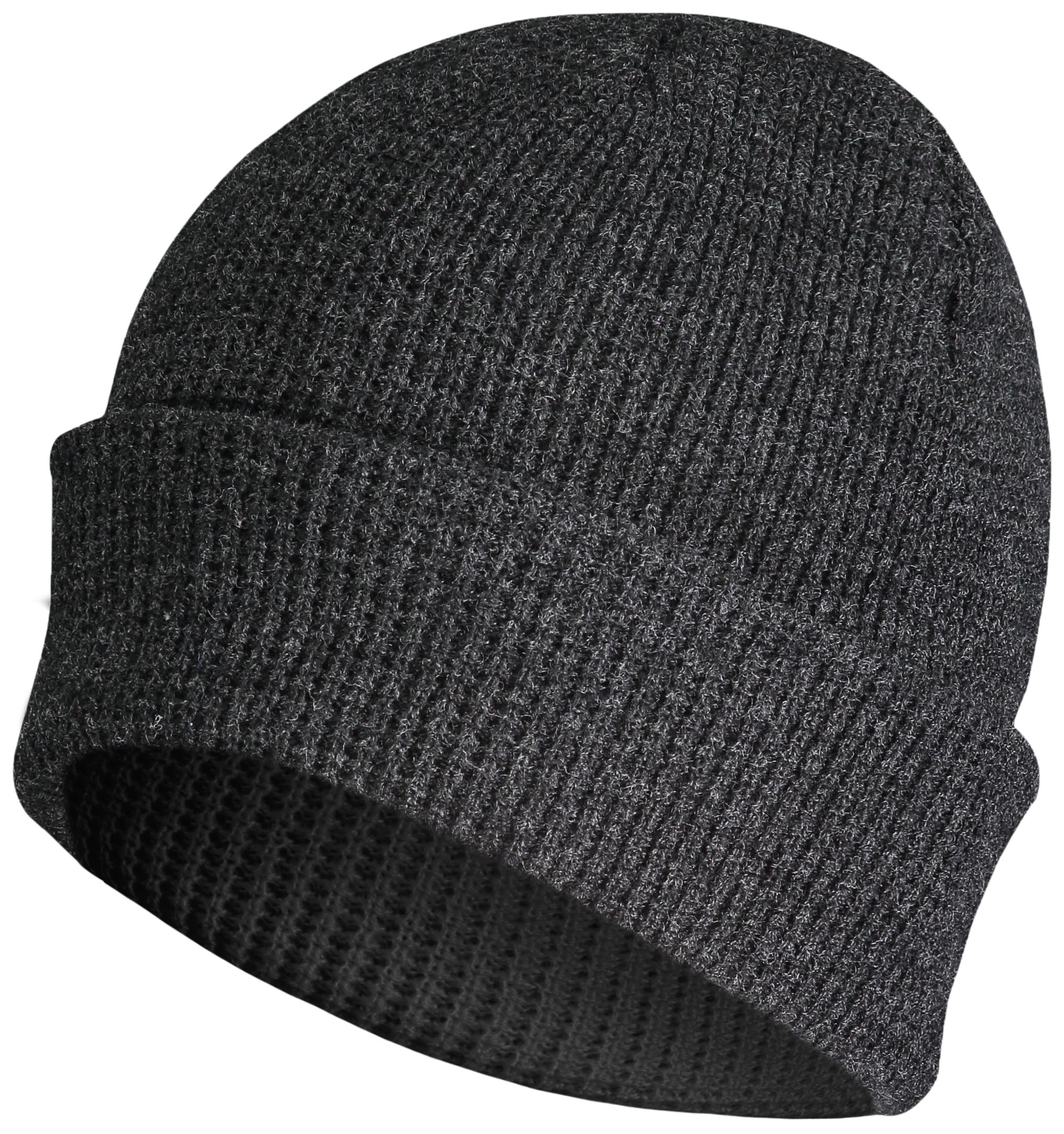 Waffle Knit Cuff Beanie - Image 2