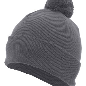Knit Fold Over Pom-Pom Beanie - Image 15