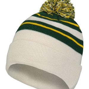 Knit Fold Over Pom-Pom Beanie - Image 35