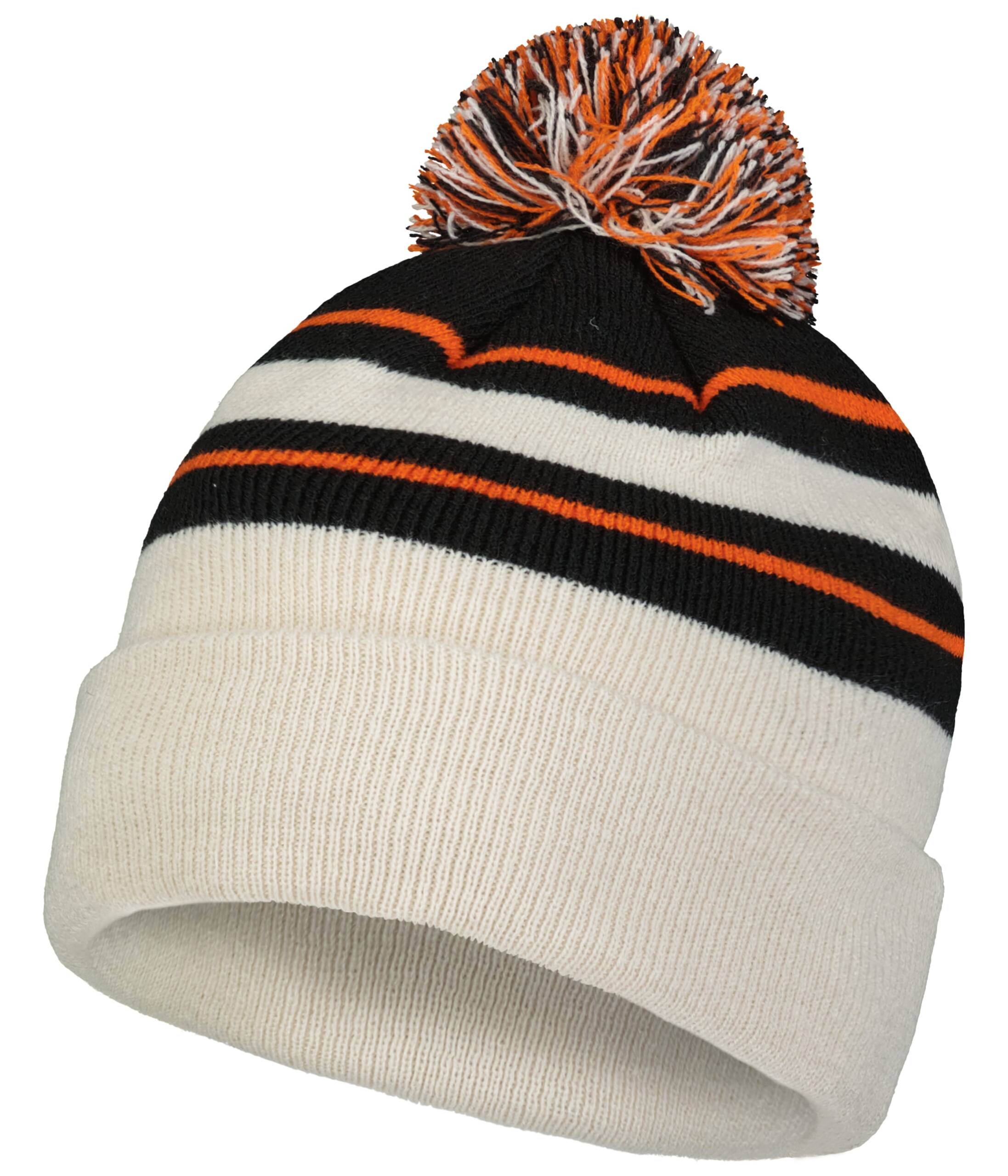 Knit Fold Over Pom-Pom Beanie - Image 33