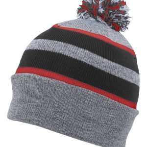 Knit Fold Over Pom-Pom Beanie - Image 18