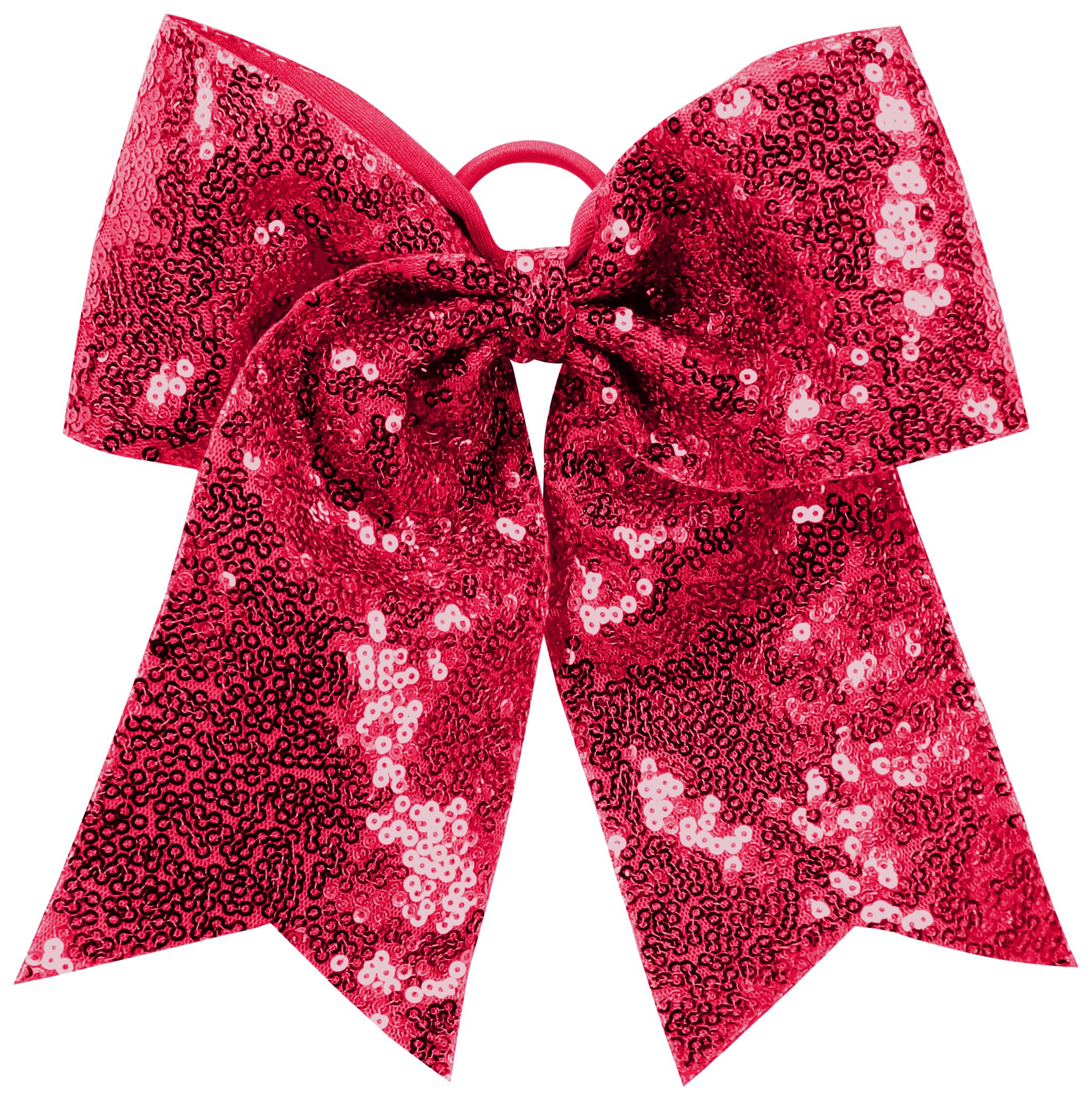 Sequin Cheer Hair Bow - Image 5