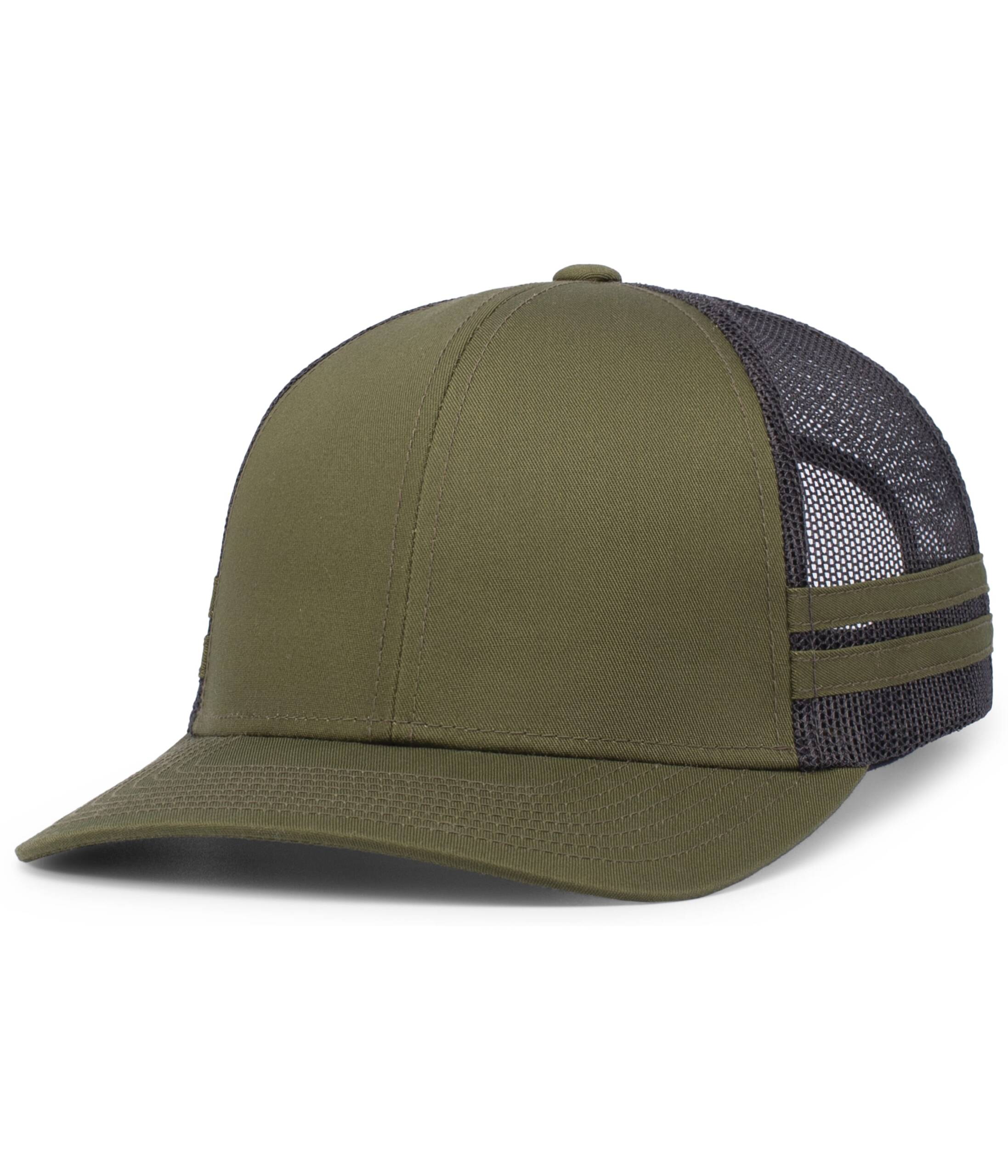 Low-Profile Stripe Trucker Cap - Image 1